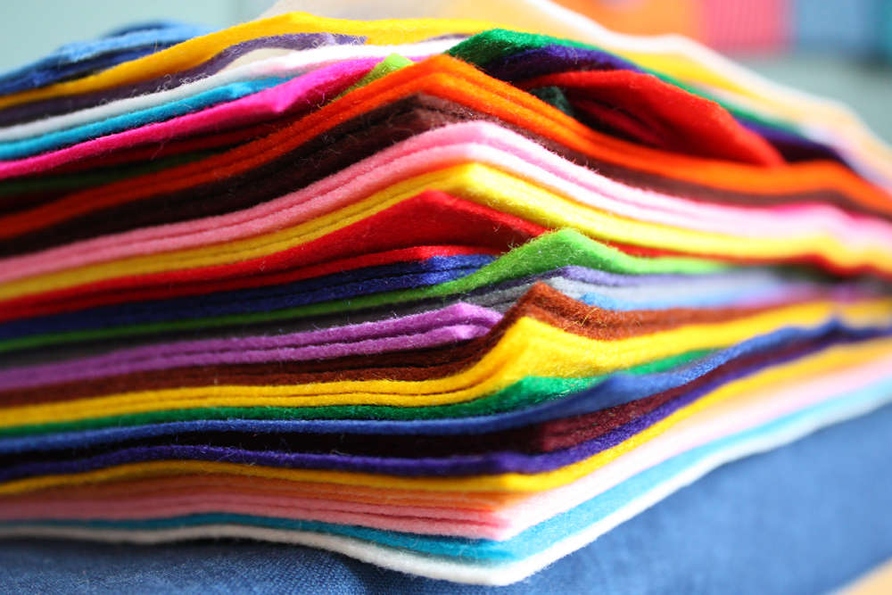 Wool Felt Patchwork Valentines | Mama Loves Crafting